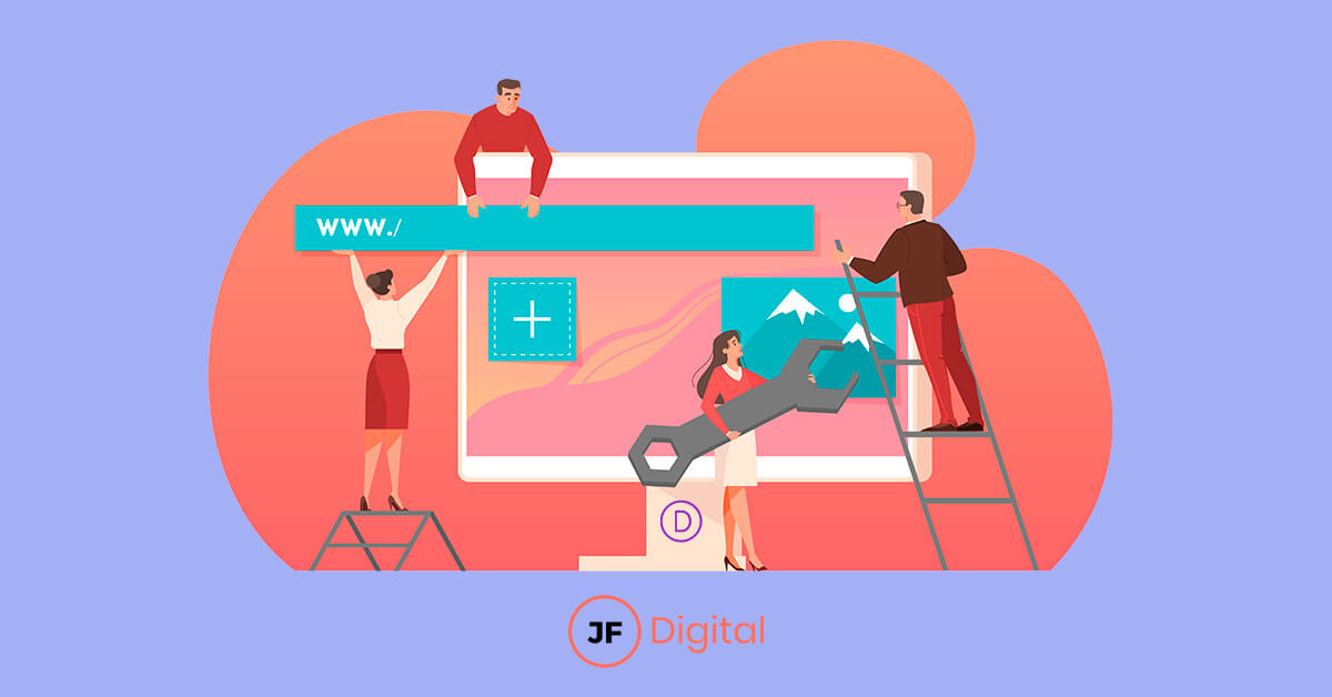 JF-Digital - ¿Qué es Divi Theme para WordPress y cómo comenzar a utilizarlo en tu sitio Web?