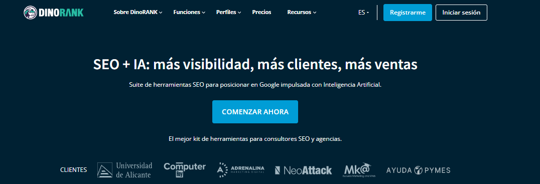 7 alternativas a Semrush que deberías valorar antes de elegir tu herramienta SEO y GEO 4 DinorRANK herramienta SEO hispana