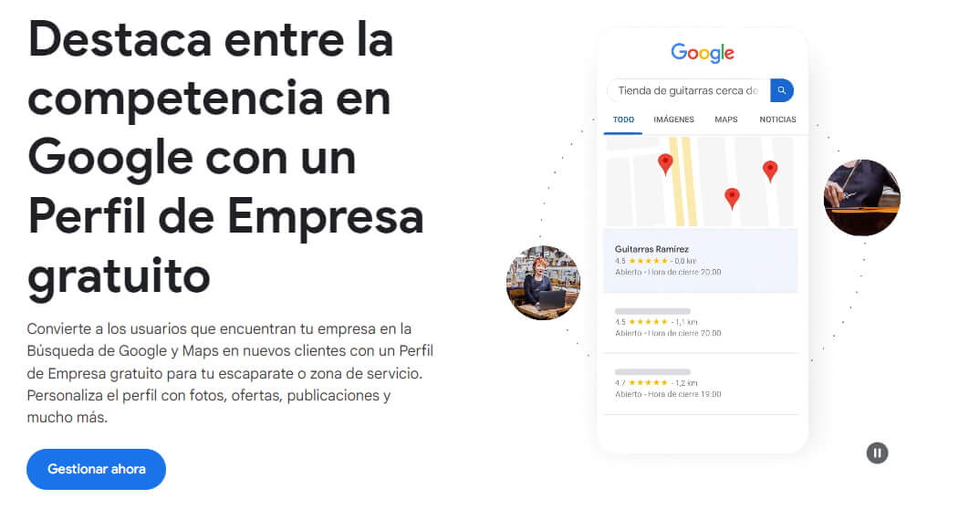 Empezar Google Business Profile