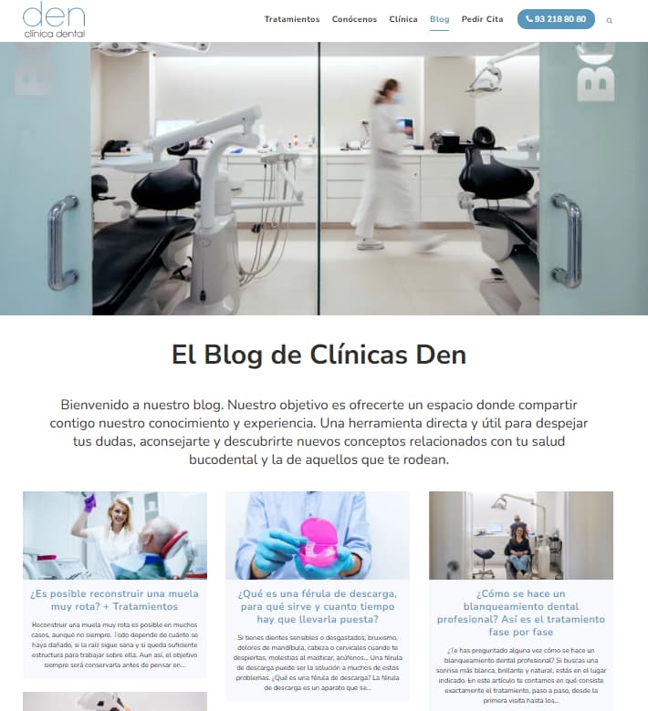 Blog de clínica dental