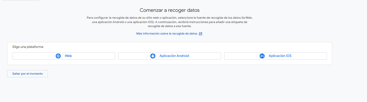 Fuente de datos Google Analytics