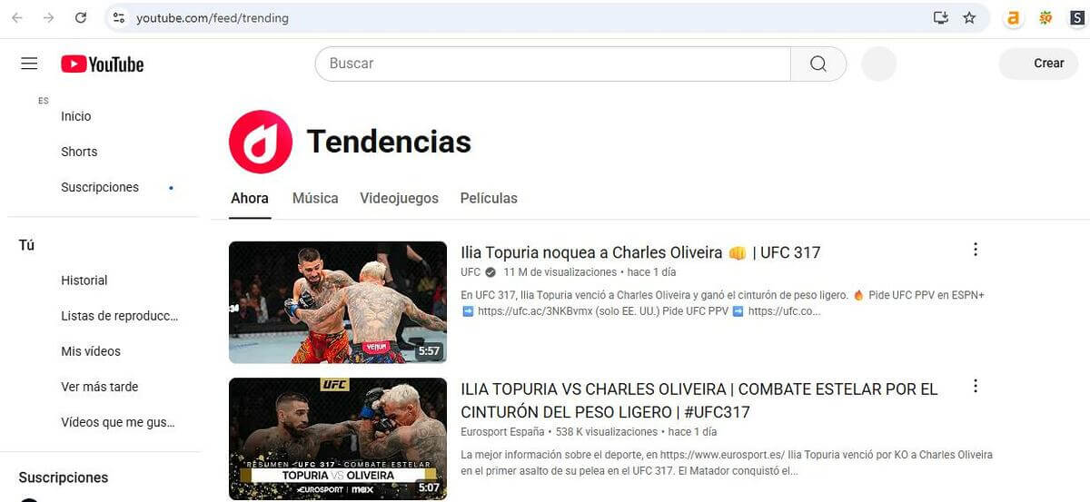 YouTube Trendings