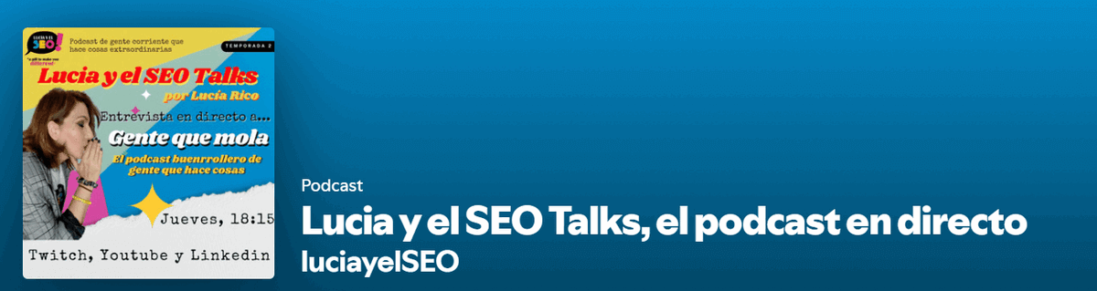 Podcast - Lucía y el SEO 