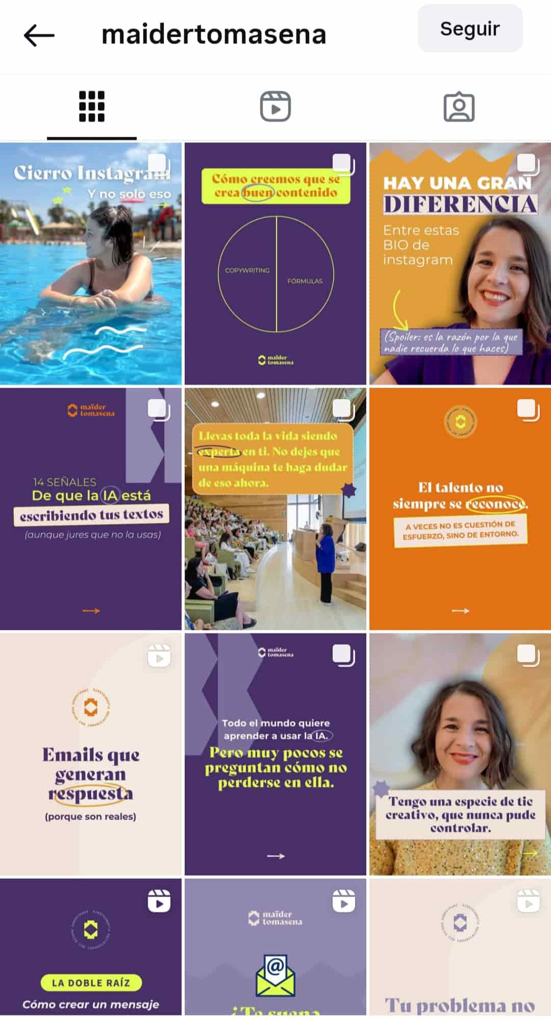 Contenido de calidad en Instagram
