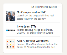 Anuncios de texto en LinkedIn