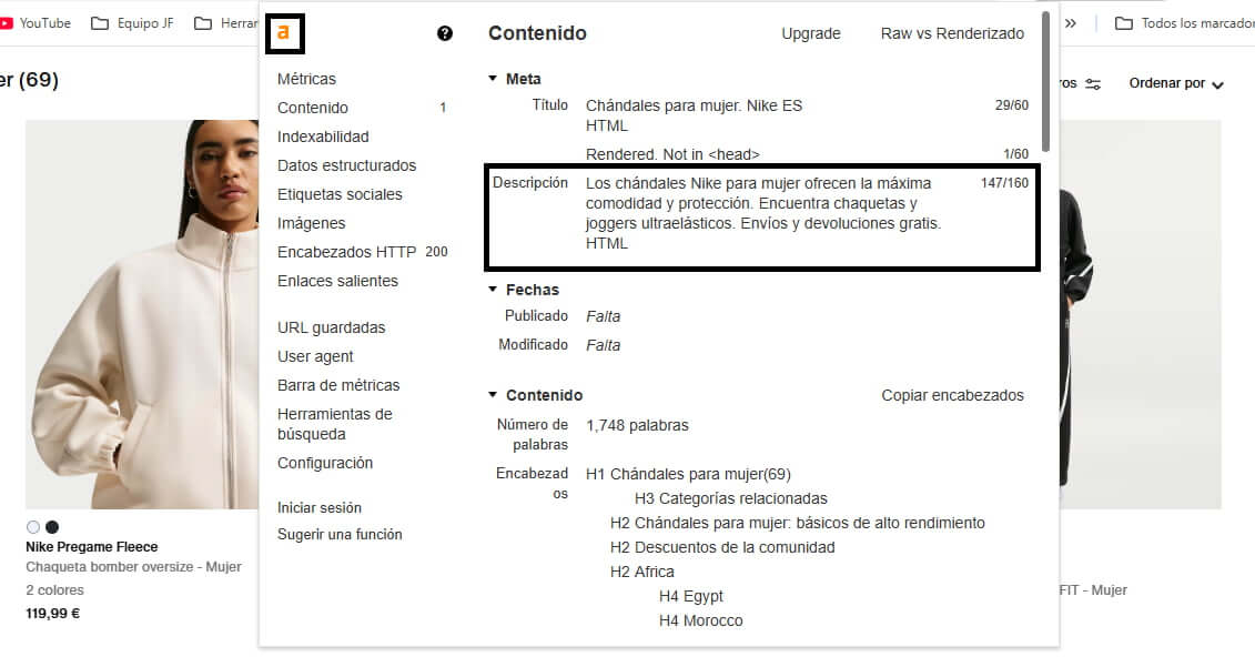 ¿Qué es la etiqueta "Meta Description" y cómo optimizarla para SEO? ¿Sigue siendo importante en 2026? 3 Meta descripcion SEO en extensiones web