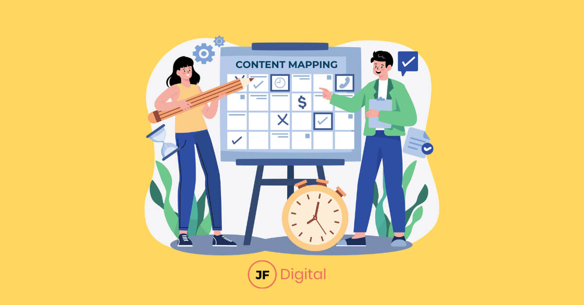 JF-Digital - ¿Qué es el content mapping o mapa de contenidos en marketing y cómo crearlo con estrategia? JF-Digital - ¿Qué es el content mapping o mapa de contenidos en marketing y cómo crearlo con estrategia?
