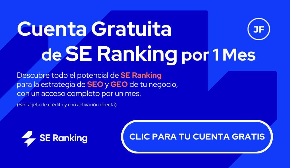 Prueba 1 mes GRATIS de SE Ranking Prueba 1 mes GRATIS de SE Ranking