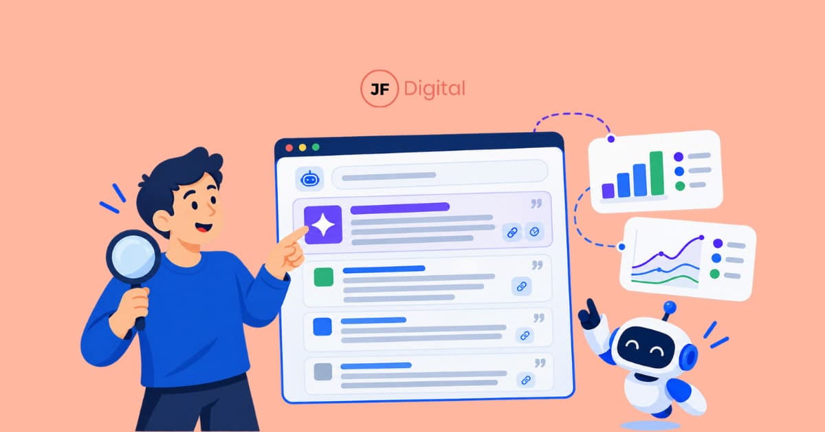 JF-Digital - ¿Cuáles son las mejores herramientas GEO para para monitorizar tu marca en búsquedas IA?