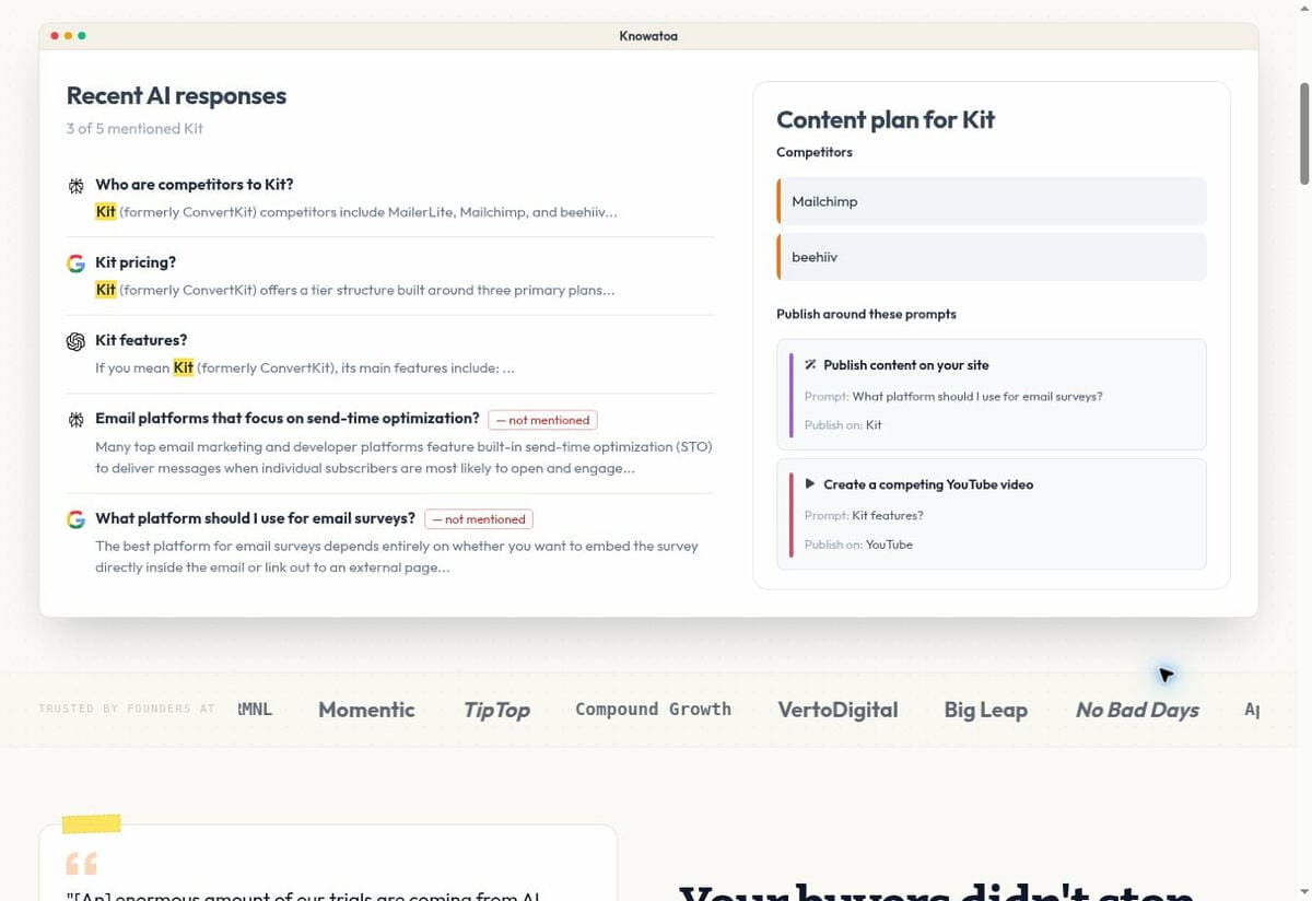 Knowatoa demo